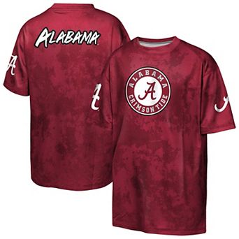 Youth Outerstuff Crimson Alabama Crimson Tide Off-Side Sublimated T-Shirt