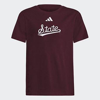 Youth adidas Maroon Mississippi State Bulldogs Fresh T-Shirt