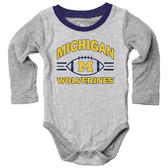 Infant Wes & Willy Gray Michigan Wolverines Jie Jie Hopper Set