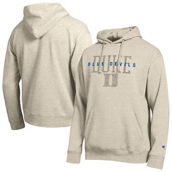 Men's Champion Oatmeal Duke Blue Devils All-Star Neutral Stack Hoodie