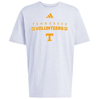 Men's adidas Gray Tennessee Volunteers Checkered Fresh T-Shirt