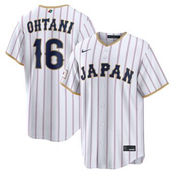Men's Nike Shohei Ohtani White Japan Baseball 2026 World Baseball Classic Home Stadium Jersey