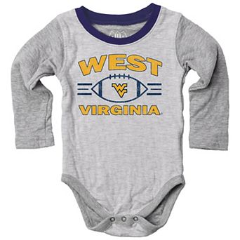 Infant Wes & Willy Gray West Virginia Mountaineers Jie Jie Hopper Set