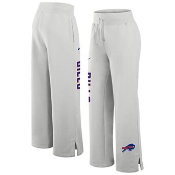 Women's Nike Gray Buffalo Bills Primetime Phoenix Fleece Wide-Leg Sweatpants