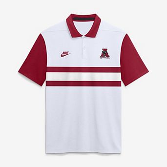 Men's Nike White Alabama Crimson Tide Legacy Vapor Logo Dri-FIT Polo