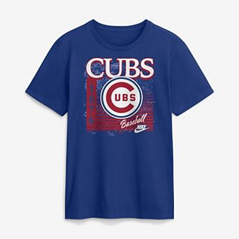 Men's Nike Royal Chicago Cubs Cooperstown Logo T-Shirt
