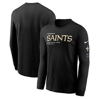 Men's Nike Black New Orleans Saints Play to Win Long Sleeve T-Shirt