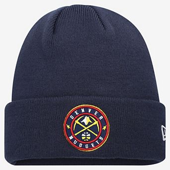 Men's New Era Navy Denver Nuggets Cuffed Knit Hat