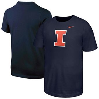 Youth Nike Navy Illinois Fighting Illini Logo T-Shirt