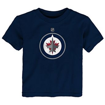 Infant Outerstuff Navy Winnipeg Jets Primary Logo T-Shirt