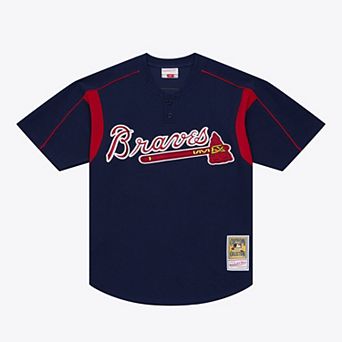 Men's Mitchell & Ness Andruw Jones Navy Atlanta Braves Authentic Batting Practice Jersey