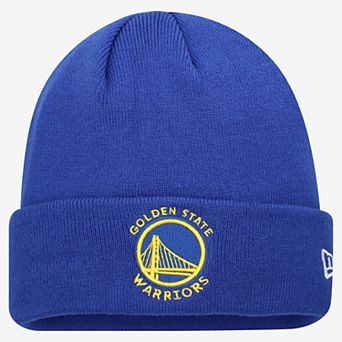 Men's New Era Royal Golden State Warriors Cuffed Knit Hat