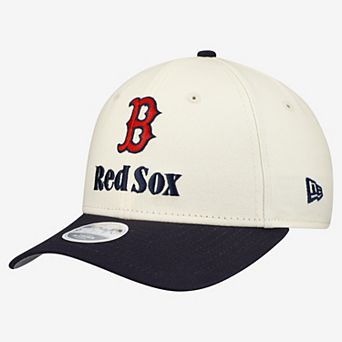 Women's New Era Cream/Navy Boston Red Sox Primary 9FORTY M-Crown Adjustable Hat