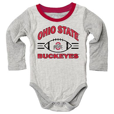 Infant Wes & Willy Red Ohio State Buckeyes Jie Jie Hopper Set