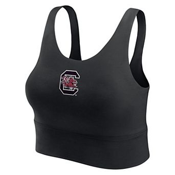 Women's Nike Black South Carolina Gamecocks Dri-FIT Longline Bra