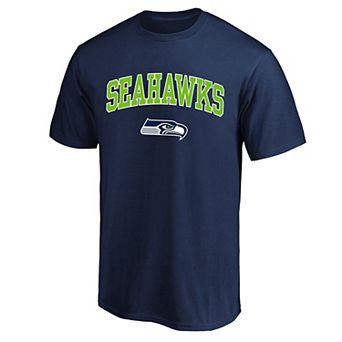 Men's Fanatics College Navy Seattle Seahawks Big & Tall Arch Logo T-Shirt