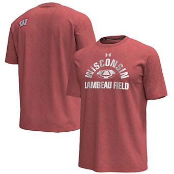 Men's Under Armour Red Wisconsin Badgers 2026 Lambeau Field Collection Icon T-Shirt