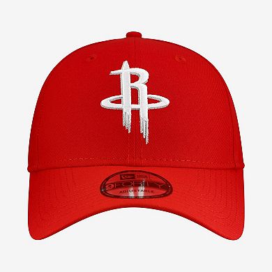 Men's New Era Red Houston Rockets Team 9FORTY Adjustable Hat