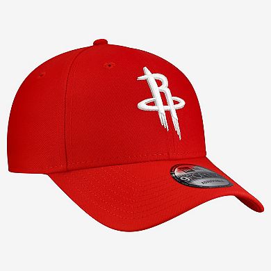 Men's New Era Red Houston Rockets Team 9FORTY Adjustable Hat