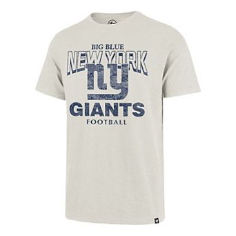 Men's '47 Natural New York Giants Head On Scrum T-Shirt