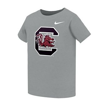 Toddler Nike Gray South Carolina Gamecocks Primary Logo T-Shirt