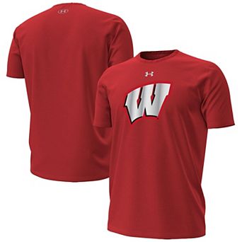 Men's Under Armour Red Wisconsin Badgers 2026 Lambeau Field Collection Primary Performance T-Shirt
