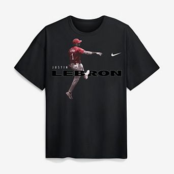 Men's Nike Justin Lebron Black Alabama Crimson Tide Athlete Energy T-Shirt