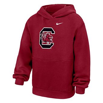 Youth Nike Garnet South Carolina Gamecocks Primary Logo Hoodie