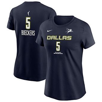 Women's Nike Paige Bueckers Navy Dallas Wings Explorer Name & Number T-Shirt
