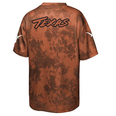 Youth Outerstuff Texas Orange Texas Longhorns Off-Side Sublimated T-Shirt