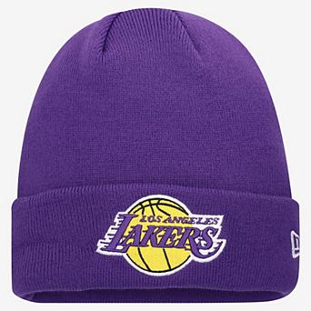 Men's New Era Purple Los Angeles Lakers Cuffed Knit Hat