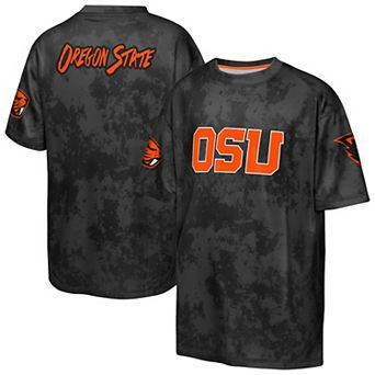 Youth Outerstuff Black Oregon State Beavers Off-Side Sublimated T-Shirt
