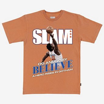 Unisex SLAM OG Anunoby Orange New York Knicks Cover Player Graphic T-Shirt
