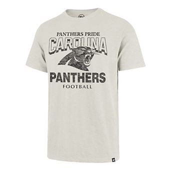 Men's '47 Natural Carolina Panthers Head On Scrum T-Shirt