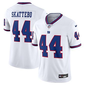 Men's Nike Cam Skattebo White New York Giants Vintage White Vapor Untouchable Stitched Limited Jersey