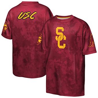 Youth Outerstuff Cardinal USC Trojans Off-Side Sublimated T-Shirt