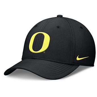 Men's Nike Black Oregon Ducks Rise Swoosh Dri-FIT Flex Hat