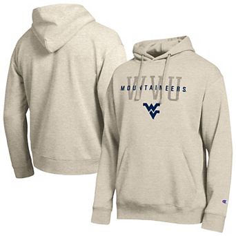 Men's Champion Oatmeal West Virginia Mountaineers All-Star Neutral Stack Hoodie