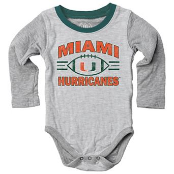 Infant Wes & Willy Gray Miami Hurricanes Jie Jie Hopper Set