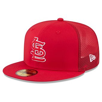 Youth New Era Red St. Louis Cardinals Batting Practice 59FIFTY Fitted Hat