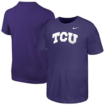 Youth Nike Purple TCU Horned Frogs Logo T-Shirt