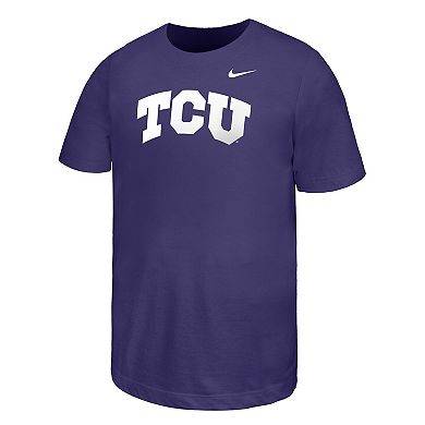 Youth Nike Purple TCU Horned Frogs Logo T-Shirt