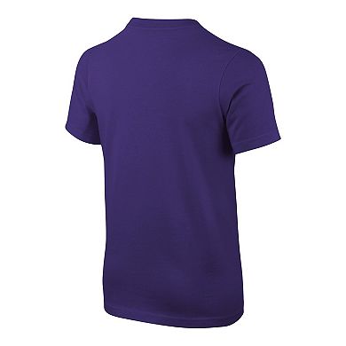 Youth Nike Purple TCU Horned Frogs Logo T-Shirt