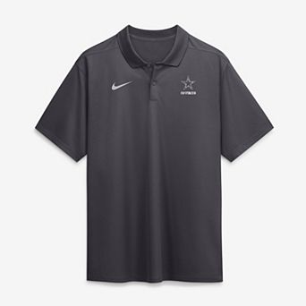 Men's Nike Anthracite Dallas Cowboys Fractal Logo Victory Dri-FIT Polo