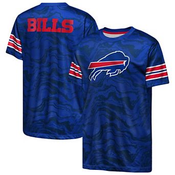 Youth Outerstuff Royal Buffalo Bills Slant Route Performance T-Shirt