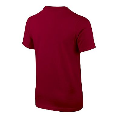 Youth Nike Crimson Alabama Crimson Tide Logo T-Shirt