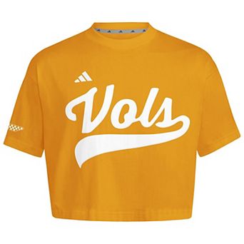 Women's adidas Tennessee Orange Tennessee Volunteers Cropped Baseball Fashion Jersey