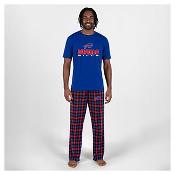 Men's Concepts Sport Royal Buffalo Bills Big & Tall Highland Sleep Set