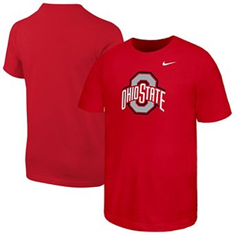 Youth Nike Scarlet Ohio State Buckeyes Logo T-Shirt