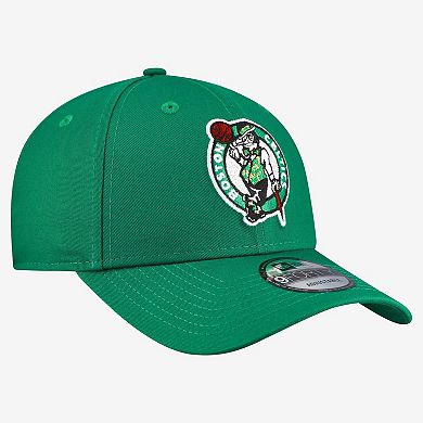 Men's New Era Kelly Green Boston Celtics Team 9FORTY Adjustable Hat